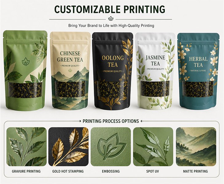 Printing Methods for Your Foil Stand-Up Pouch