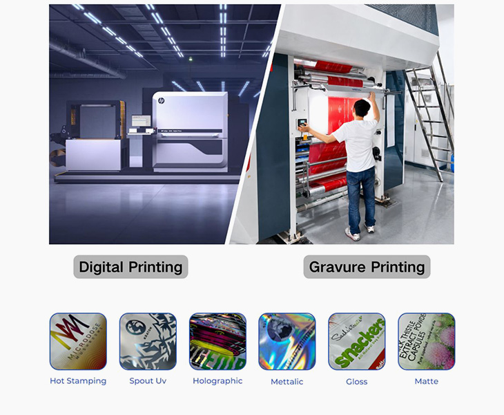stand-up pouch Printing Services