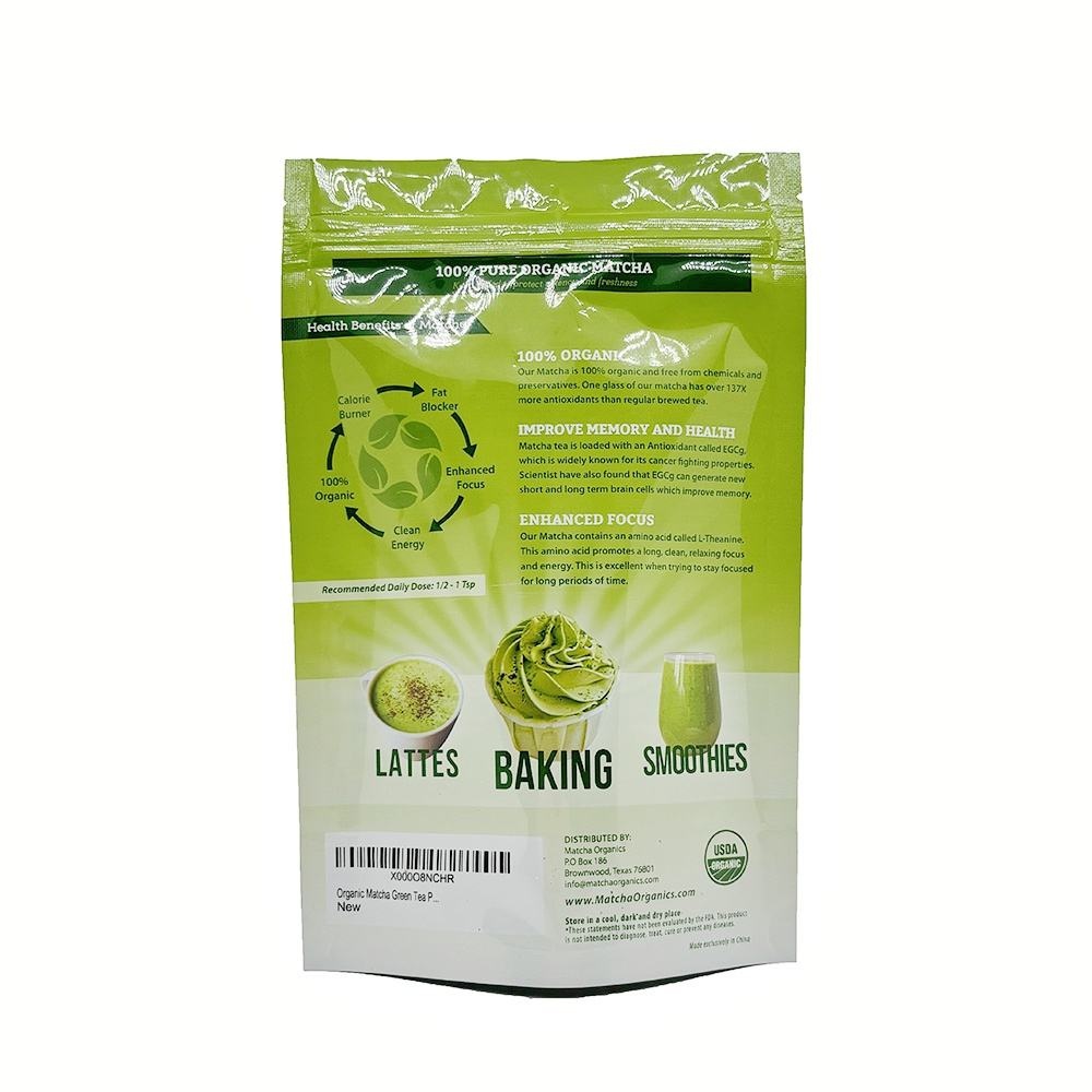 Why choose our green stand up pouch
