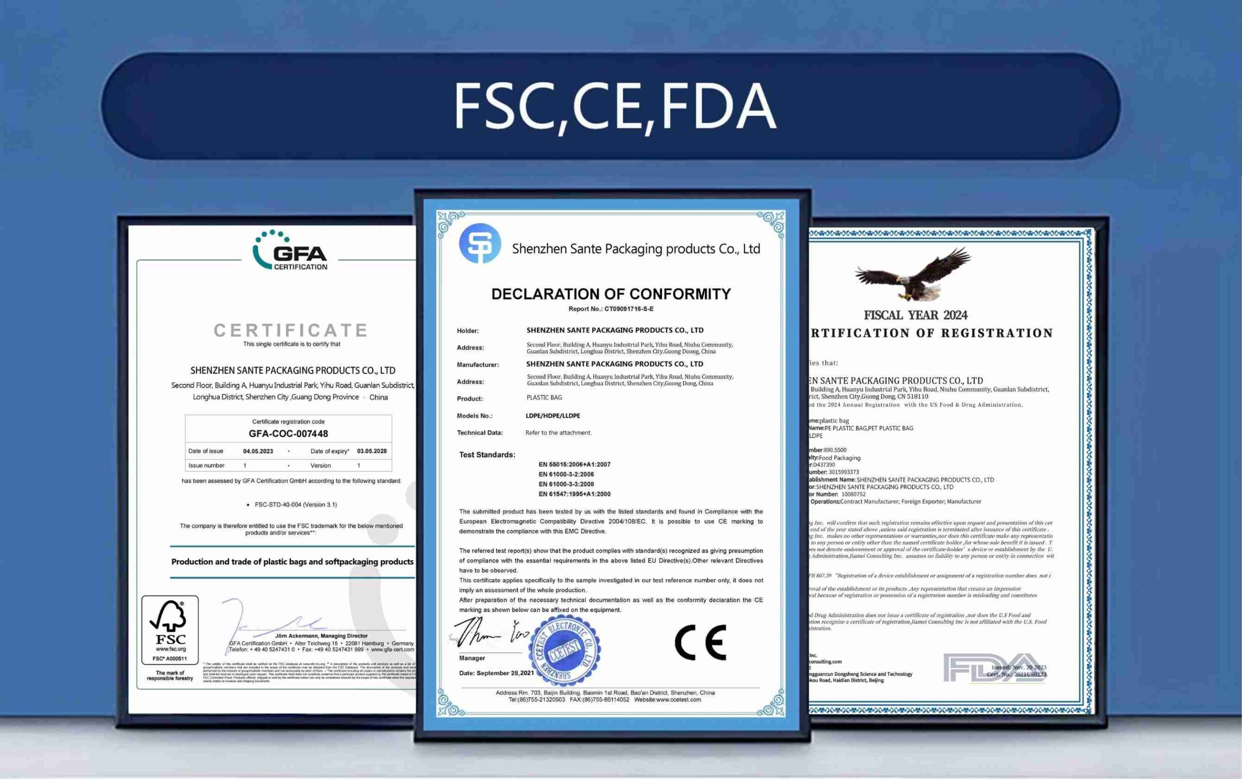Our Certificates