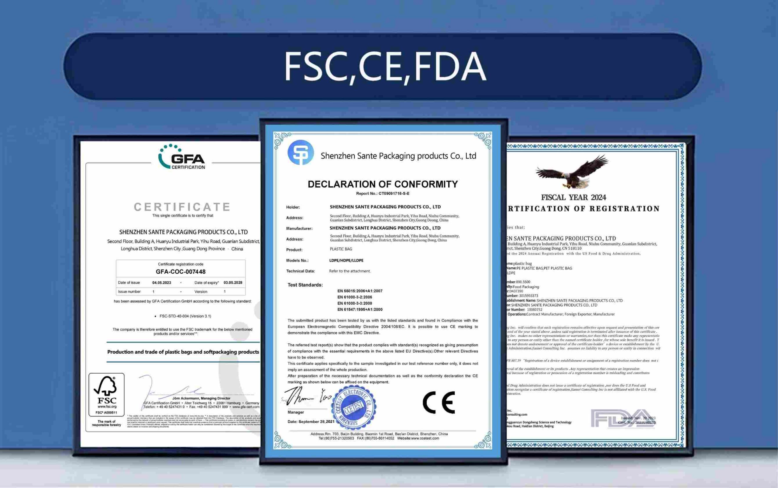 Our Certificates