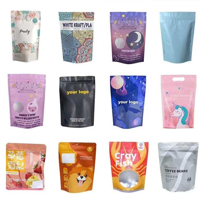 Printing on White Stand Up Pouches