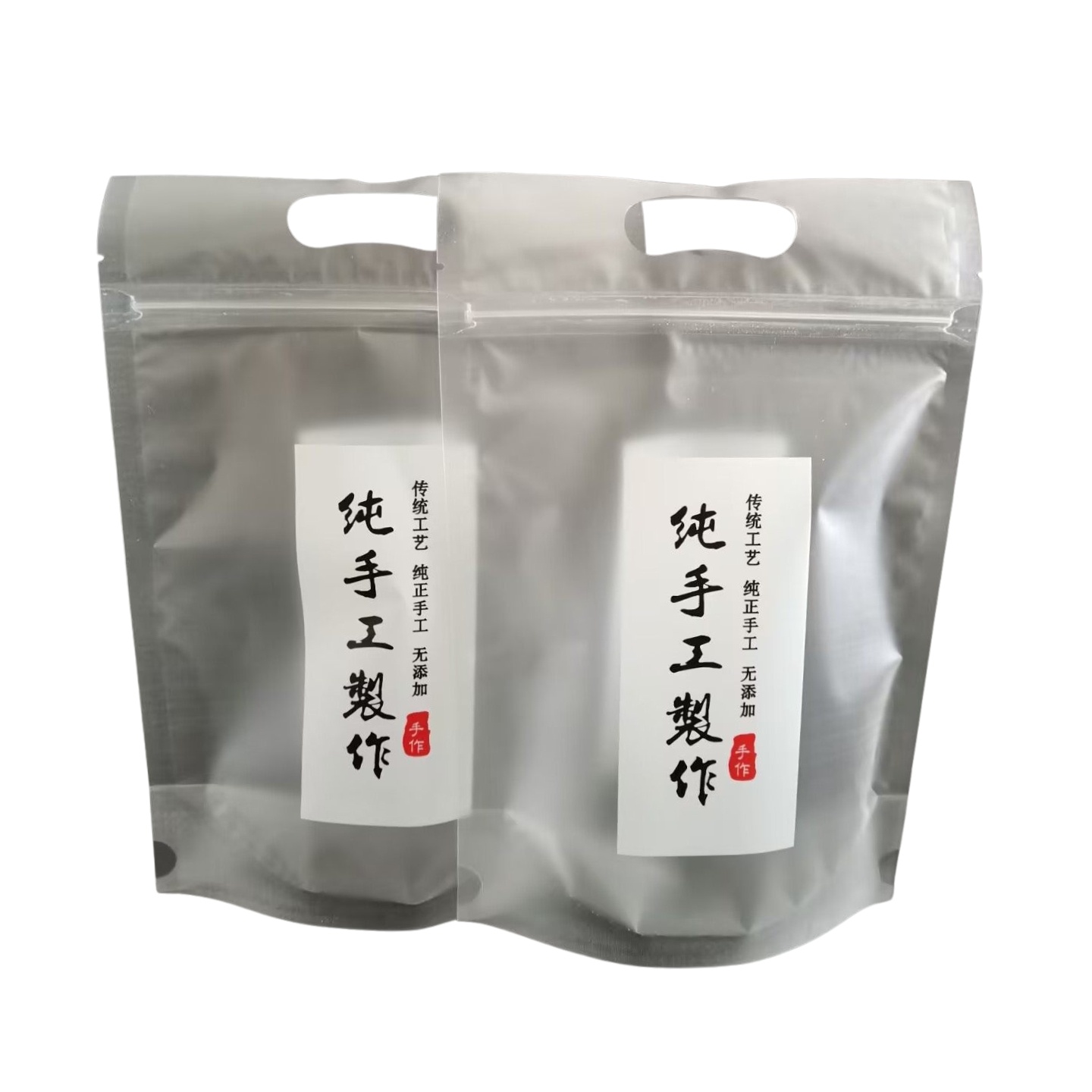 stand up pouch with handle