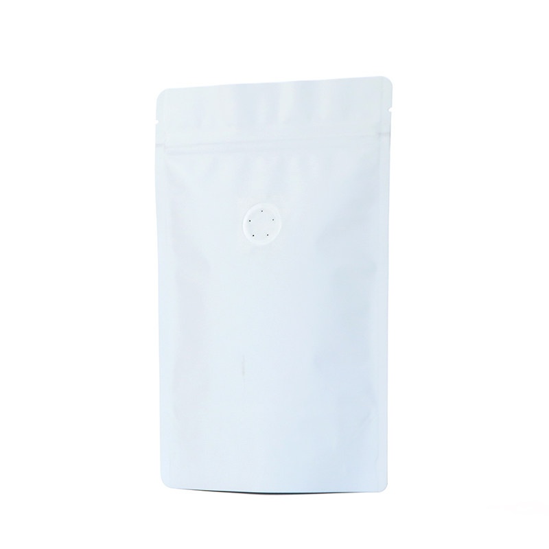 White stand-up pouch