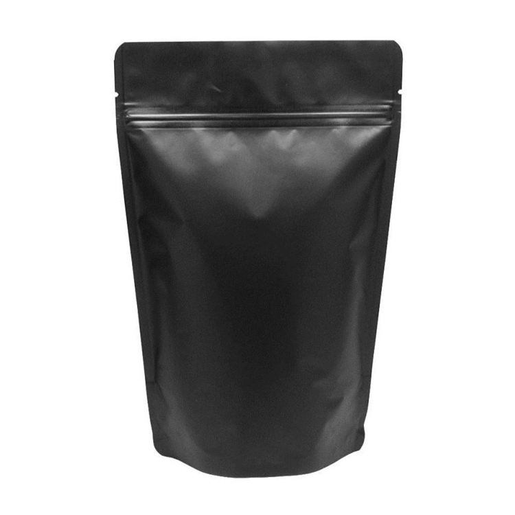 Customized Functional Features for Matte Black Stand-Up Pouch