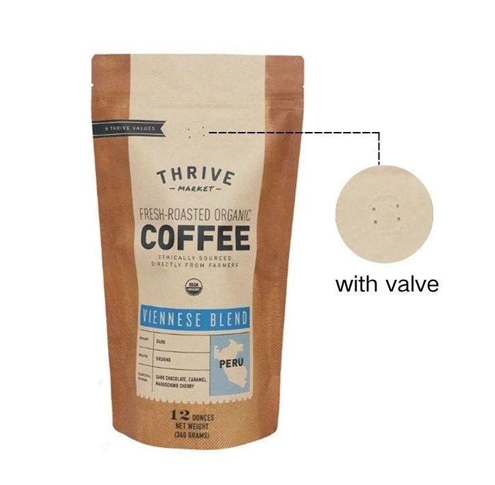 Stand-up pouch with valve