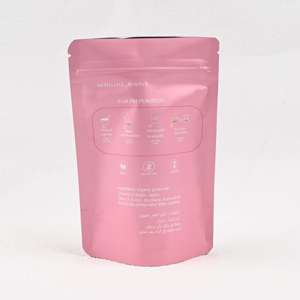 Advantages of pink stand-up pouches