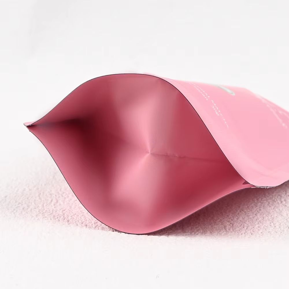 Advantages of pink stand-up pouches