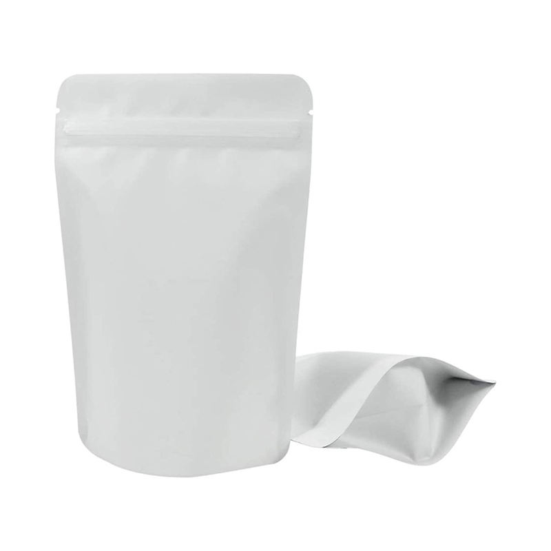 Advantages of SanTe Matte White Stand-Up Pouches