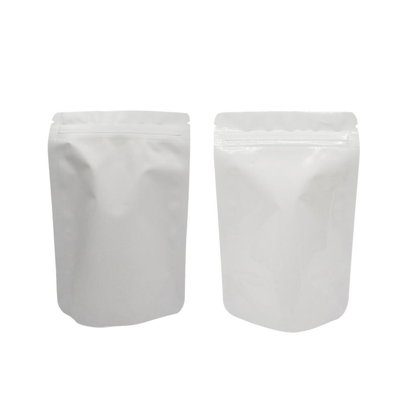 Advantages of SanTe Matte White Stand-Up Pouches