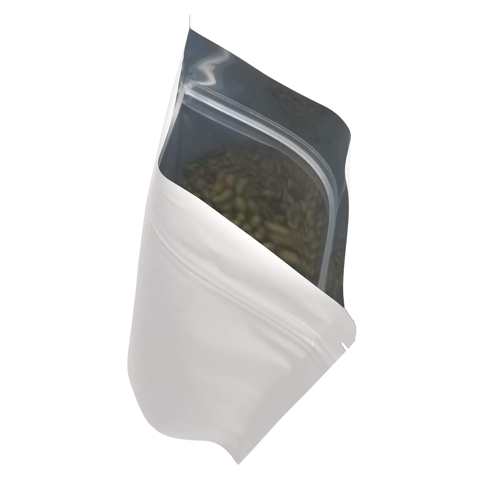 Advantages of SanTe Matte White Stand-Up Pouches