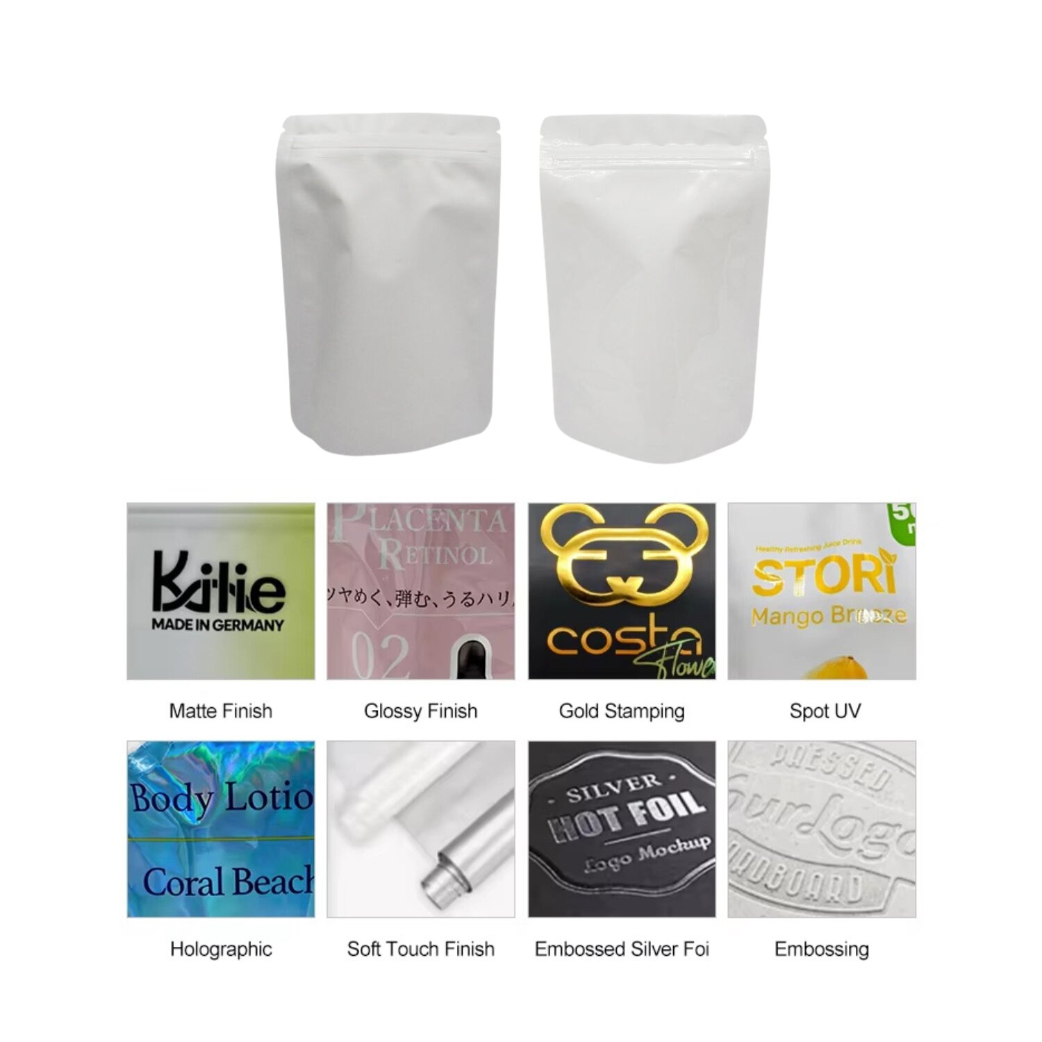 Advantages of the 100g stand-up pouch